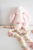 Felt and Wooden Ball Garland - Blushing Bunny Accessories Winston + Grace