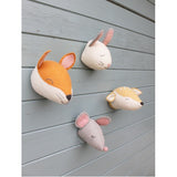 Fiona Walker Felt Animal Head - The Sleepy Mouse (Mini)