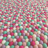 Felt Ball Rug - Coconut Ice Splice  Winston + Grace