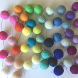 Felt Ball Garland - Over the Rainbow Accessories Winston + Grace