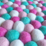 Felt Ball Rug - Coconut Ice  Winston + Grace