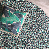 Felt Ball Rug - Sea of Green  Winston + Grace