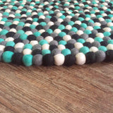 Felt Ball Rug - Pepper and Mint  Winston + Grace