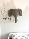 Fiona Walker Felt Animal Head - The Elephant (Large)  Winston + Grace