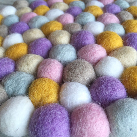 Felt Ball Rug - Autumn Love  Winston + Grace