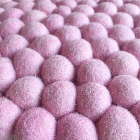 Felt Ball Rug - Pretty in Pink  Winston + Grace