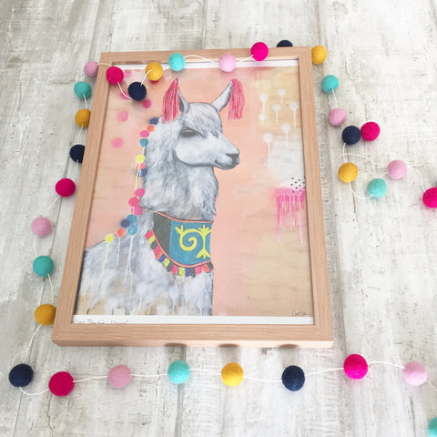 Felt Ball Garland - Llama Drama Accessories Winston + Grace