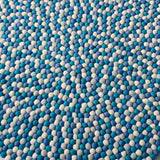 Felt Ball Rug - Ocean Deep  Winston + Grace