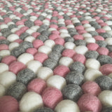 Felt Ball Rug - Marble Blush  Winston + Grace