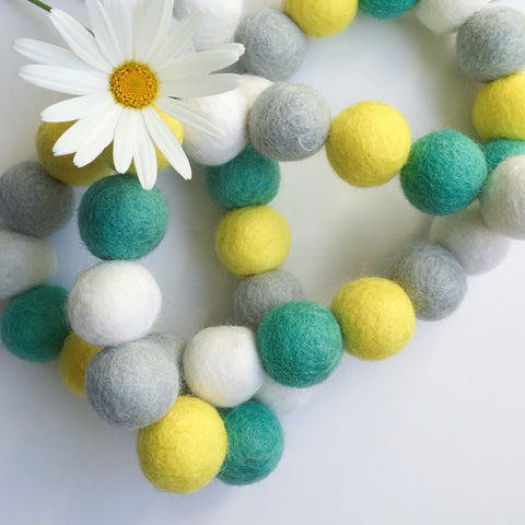 Bunchie Felt Ball Garland - Wattle it Be Accessories Winston + Grace