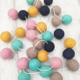 Felt Ball Garland - Autumn Harvest Accessories Winston + Grace