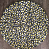 Felt Ball Rug - The Dark Knight  Winston + Grace