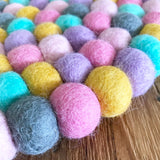 Felt Ball Rug - Unicorns in the Mist  Winston + Grace