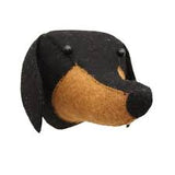 Fiona Walker Felt Animal Head- The Daschund Dog - Mini