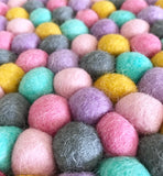 Felt Ball Rug - Unicorns in the Mist  Winston + Grace