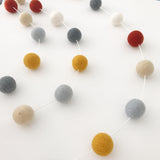 Felt Ball Garland - Rustic Moon Accessories Winston + Grace