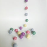 Felt Ball Garland - Pastel Perfection Accessories Winston + Grace