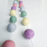 Felt Ball Garland - Pastel Perfection Accessories Winston + Grace