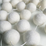 Felt Ball Garland - Snow Accessories Winston + Grace