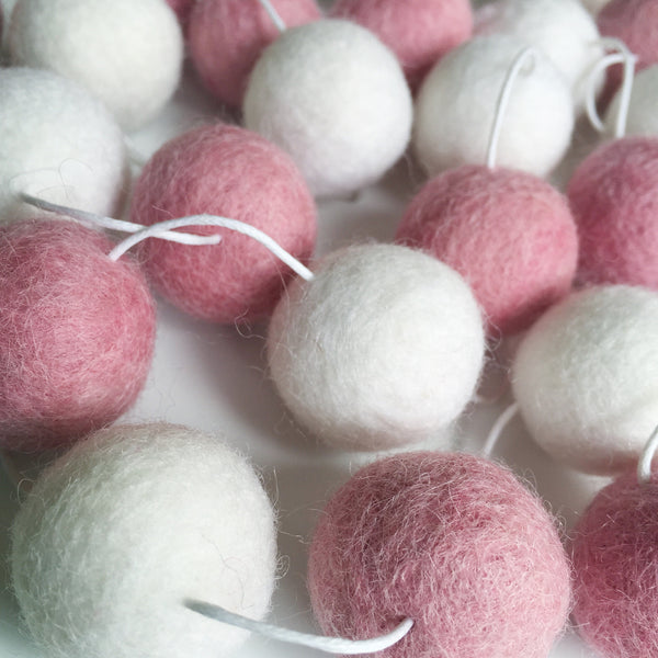 Felt Ball Garland - Cotton Candy Accessories Winston + Grace