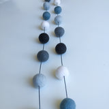 Felt Ball Garland - Grey Ghost Accessories Winston + Grace