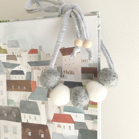 Felt Ball Necklace - The Stealth Scandi  Winston + Grace