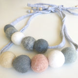 Felt Ball Necklace - The Made You Brooke  Winston + Grace