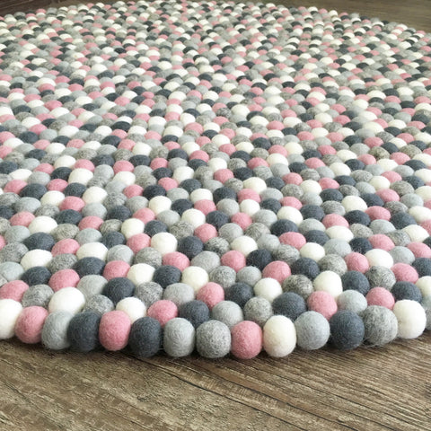 Felt Ball Rug - Mighetto's Muse - Free Shipping  Winston + Grace