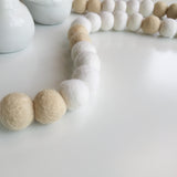 Bunchie Felt Ball Garland - Nudey Rudey Accessories Winston + Grace