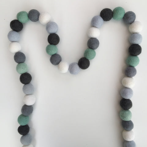 Bunchie Felt Ball Garland - MonoMint Accessories Winston + Grace