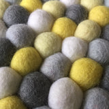 Felt Ball Rug - Yellow Brick Road  Winston + Grace