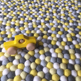 Felt Ball Rug - Yellow Brick Road  Winston + Grace