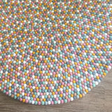 Felt Ball Rug - Candied Almonds  Winston + Grace