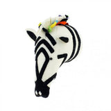 Fiona Walker Felt Animal Head - The Zebra Rainbow Safari (Medium)  Winston + Grace