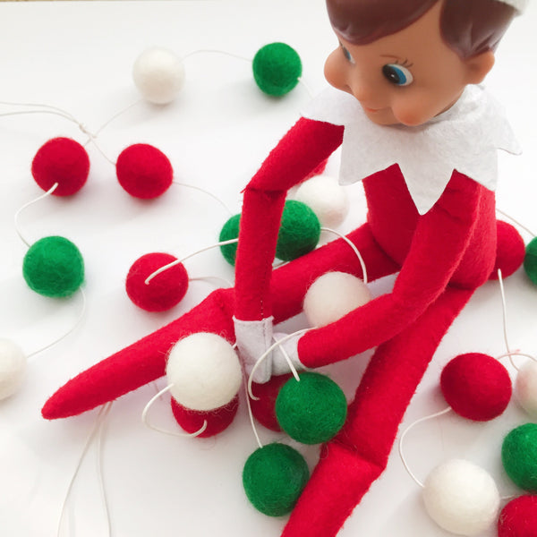 Felt Ball Garland - Oh For Christmas Sake Accessories Winston + Grace