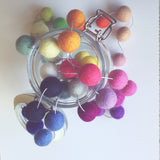 Felt Ball Garland - Over the Rainbow Accessories Winston + Grace