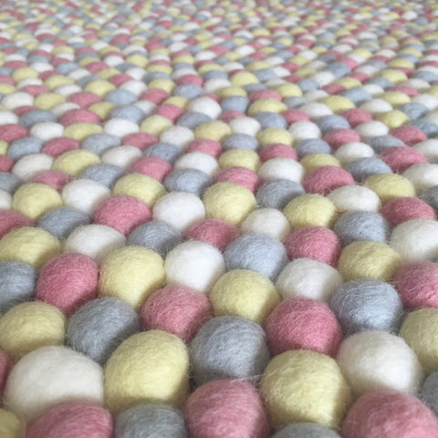 Felt Ball Rug - Pink Lemonade  Winston + Grace