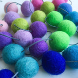 Felt Ball Garland - All The Pretty Rainbows Accessories Winston + Grace