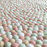 Felt Ball Rug - Mother of Pearl  Winston + Grace