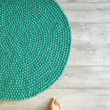 Felt Ball Rug - Mermaid's Tail  Winston + Grace