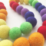 Bunchie Felt Ball Garland - Rainbow Love Accessories Winston + Grace
