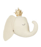 Fiona Walker Felt Animal Head - The Sleepy Elephant (With a Gold Crown)  Winston + Grace