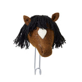 Fiona Walker Felt Animal Hook - The Brown Horse  Winston + Grace