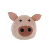 Fiona Walker Felt Animal Head - The Pig (Mini)  Winston + Grace