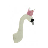 Fiona Walker Felt Animal Head - The Swan with Crown (Mini)  Winston + Grace