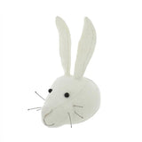 Fiona Walker Felt Animal Head - White Rabbit (Mini)
