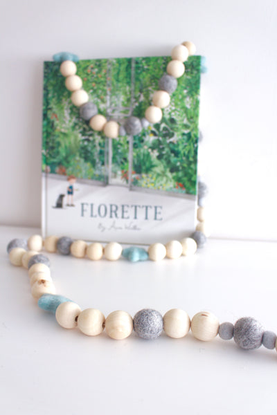 Felt and Wooden Ball Garland - Marble and Mint Accessories Winston + Grace