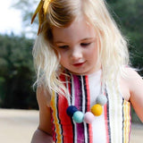 Felt Ball Necklace - The Everly  Winston + Grace
