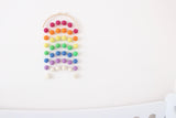 Rainbow Moon Felt Ball Mobile - Bright Rainbow  Winston + Grace