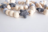 Felt and Wooden Ball Garland - Scandi OG Accessories Winston + Grace